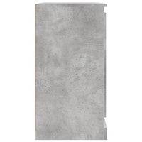 Credenza Grigio Cemento 70x35,5x67,5 cm in Legno Multistrato 816196
