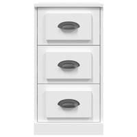 Credenza Bianca 36x35,5x67,5 cm in Legno Multistrato 816216