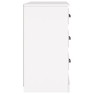 Credenza Bianca 104,5x35,5x67,5 cm in Legno Multistrato 816232