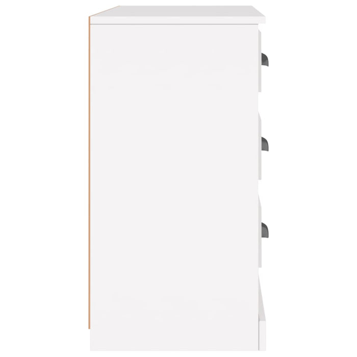 Credenza Bianca 104,5x35,5x67,5 cm in Legno Multistrato 816232