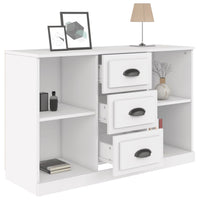 Credenza Bianca 104,5x35,5x67,5 cm in Legno Multistrato 816232