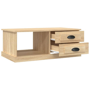 Tavolino da Salotto Rovere Sonoma 90x50x35 cm Legno Multistrato