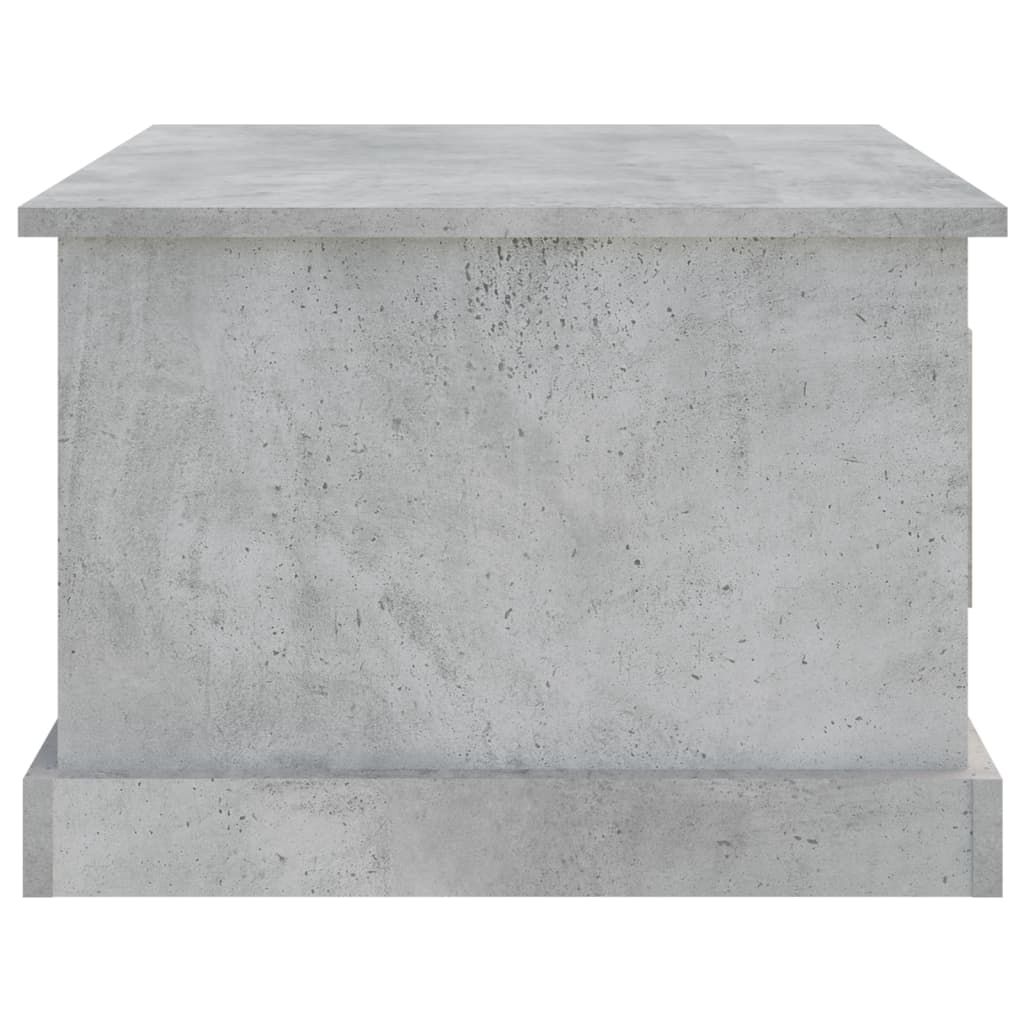 Tavolino da Salotto Grigio Cemento 50x50x35cm Legno Multistrato 816252