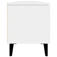 Mobile TV-Credenza TV-Console TV Bianco 180x31,5x40 cm in Legno Massello di Argilla 483043