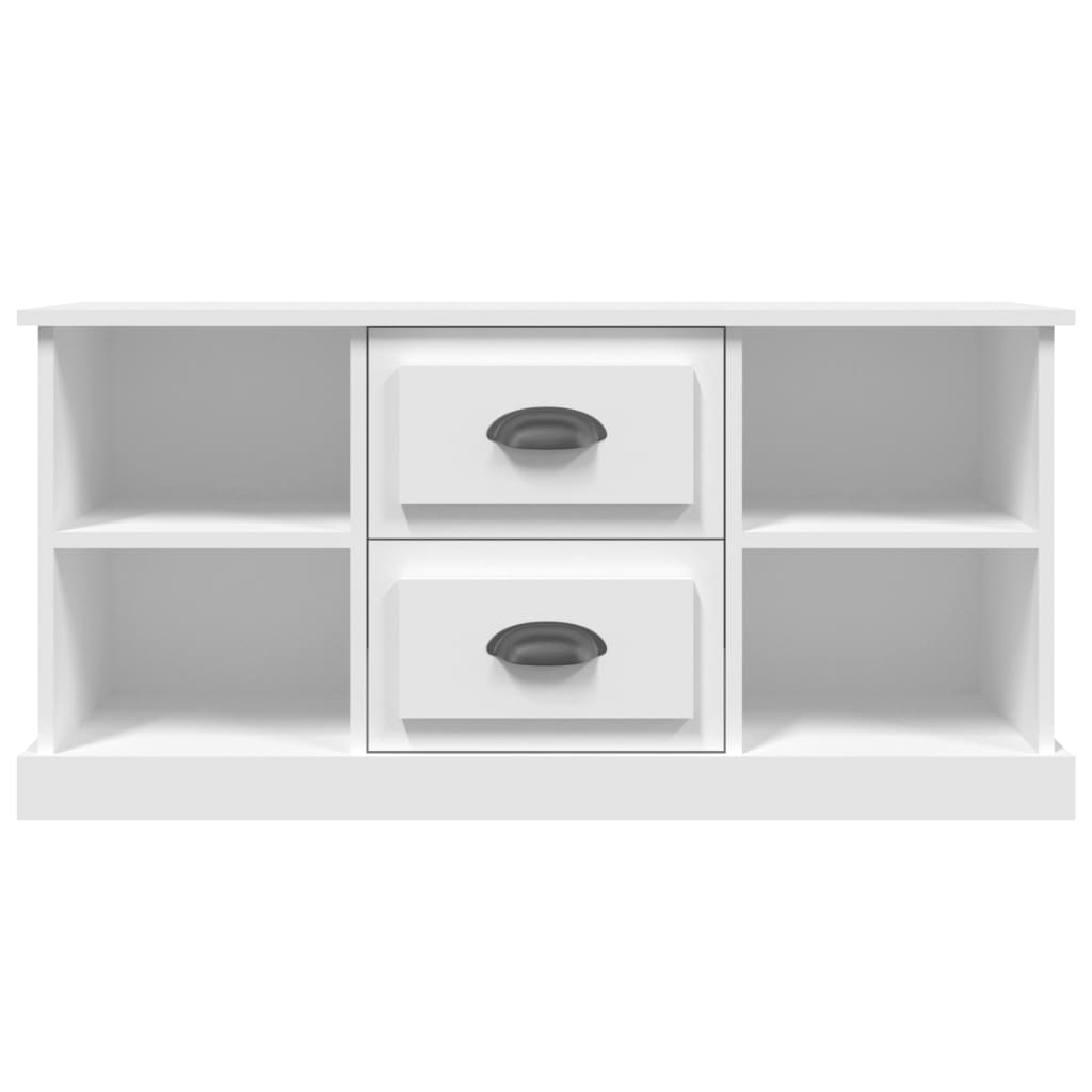 Mobile Porta TV Bianco 99,5x35,5x48 cm in Legno Multistrato 816272