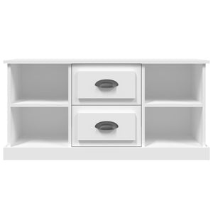 Mobile Porta TV Bianco 99,5x35,5x48 cm in Legno Multistrato 816272