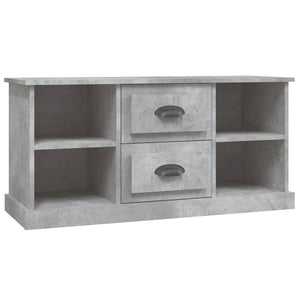 Mobile Porta TV Grigio Cemento 99,5x35,5x48cm Legno Multistrato 816276