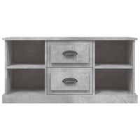 Mobile Porta TV Grigio Cemento 99,5x35,5x48cm Legno Multistrato 816276