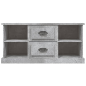 Mobile Porta TV Grigio Cemento 99,5x35,5x48cm Legno Multistrato 816276