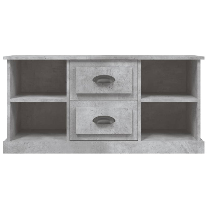 Mobile Porta TV Grigio Cemento 99,5x35,5x48cm Legno Multistrato 816276