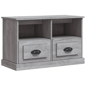 Mobile Porta TV Grigio Sonoma 80x35x50 cm in Legno Multistrato 816286