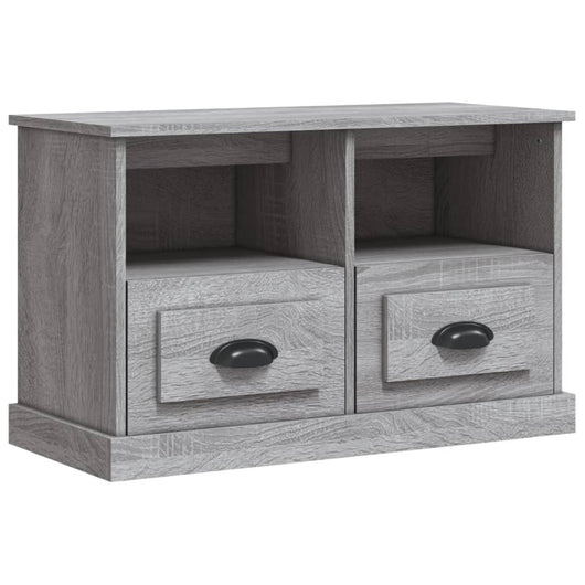 Mobile Porta TV Grigio Sonoma 80x35x50 cm in Legno Multistrato 816286