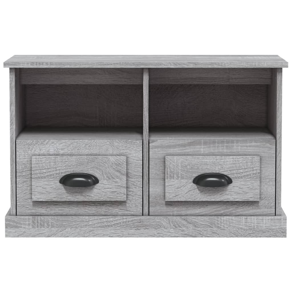 Mobile Porta TV Grigio Sonoma 80x35x50 cm in Legno Multistrato 816286