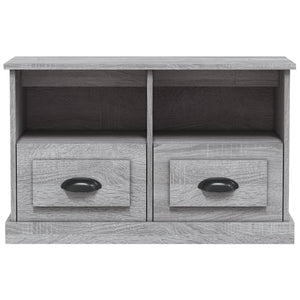 Mobile Porta TV Grigio Sonoma 80x35x50 cm in Legno Multistrato 816286