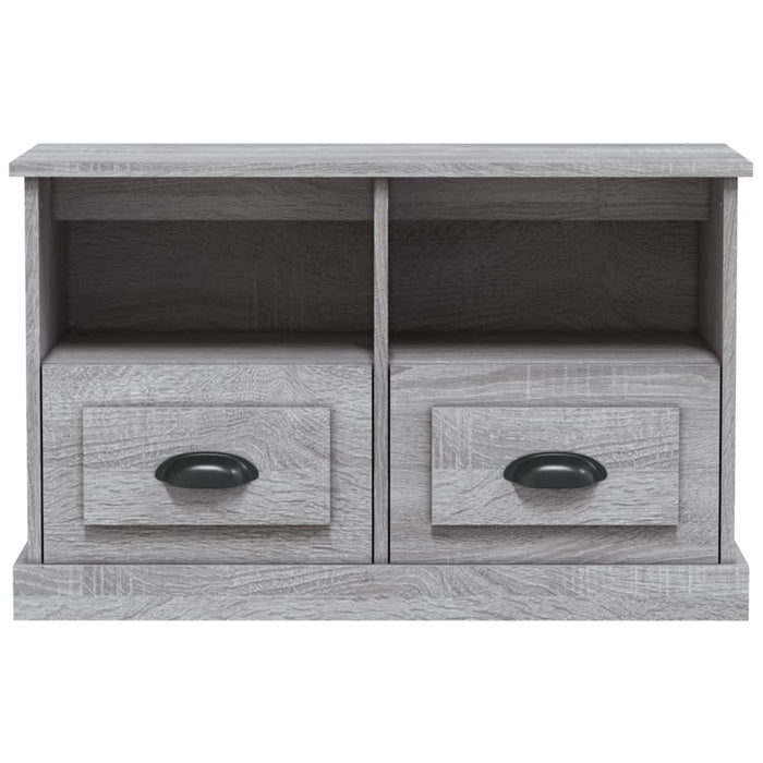 Mobile Porta TV Grigio Sonoma 80x35x50 cm in Legno Multistrato 816286