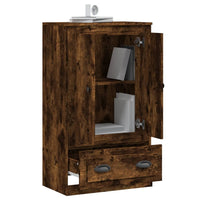 Credenza Rovere Fumo 60x35,5x103,5 cm in Legno Multistrato 816301