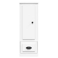 Credenza Bianca 36x35,5x103,5 cm in Legno Multistrato 816304