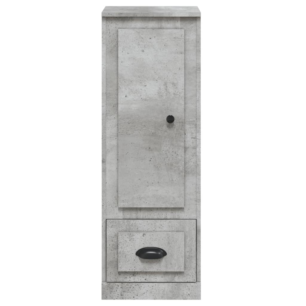 Credenza Grigio Cemento 36x35,5x103,5 cm in Legno Multistrato 816308