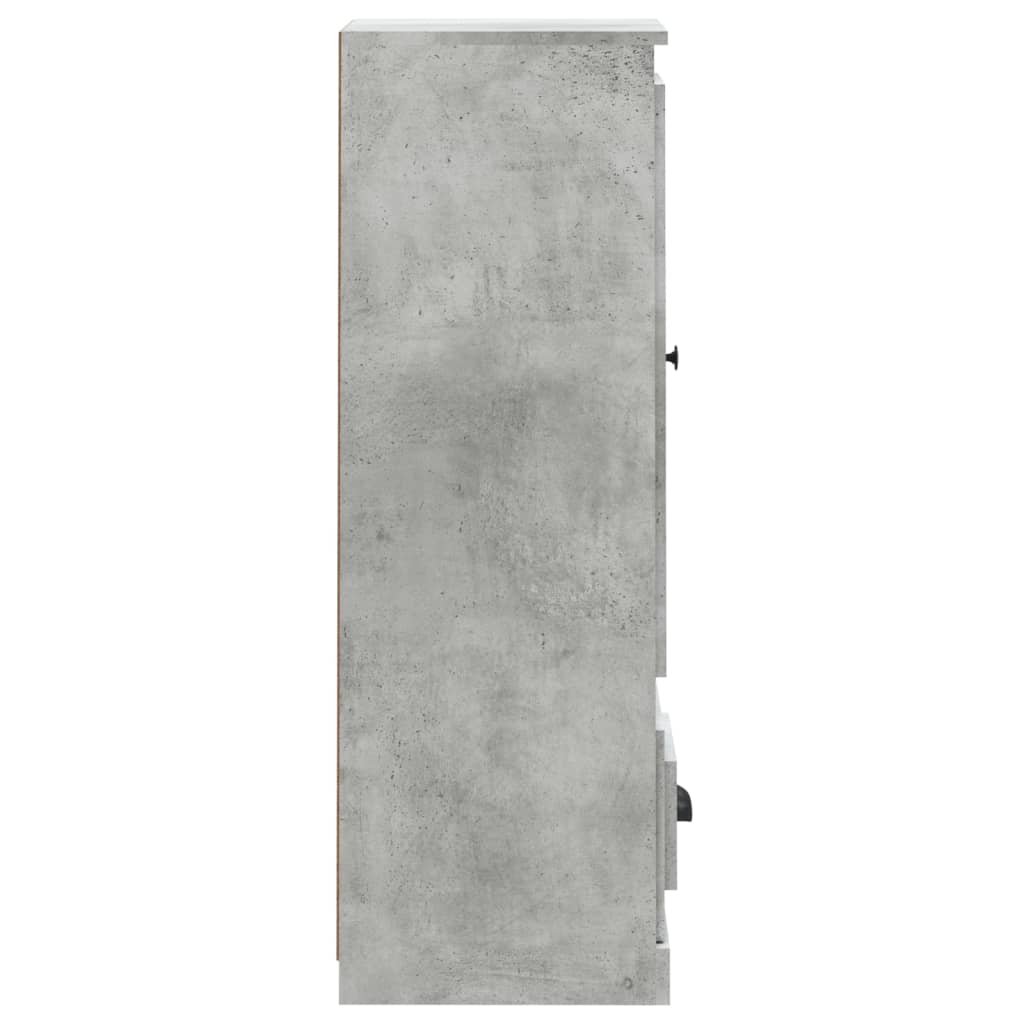 Credenza Grigio Cemento 36x35,5x103,5 cm in Legno Multistrato 816308
