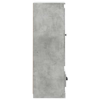 Credenza Grigio Cemento 36x35,5x103,5 cm in Legno Multistrato 816308