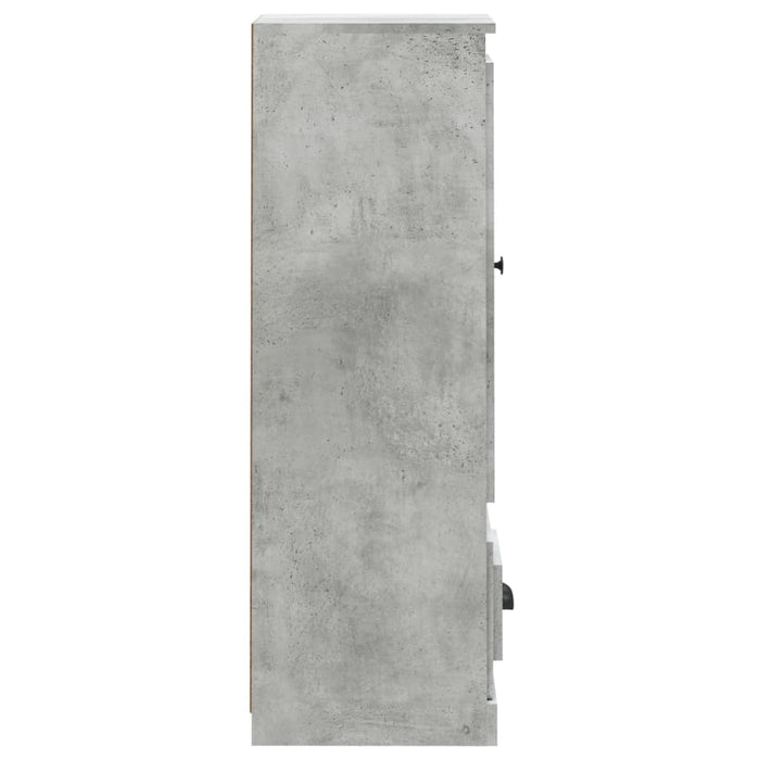 Credenza Grigio Cemento 36x35,5x103,5 cm in Legno Multistrato 816308