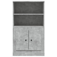 Credenza Grigio Cemento 60x35,5x103,5 cm in Legno Multistrato 816316
