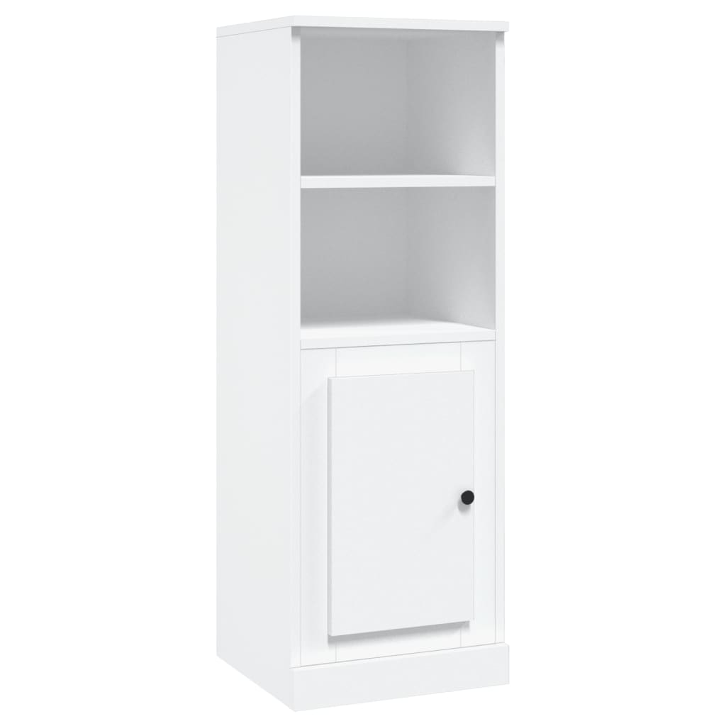Credenza buffet cassettiera mobile contenitore organizer cucina soggiorno soggiorno alto 36 x 35,5 x 103,5 cm derivati ​​del legno bianco 02_0032437