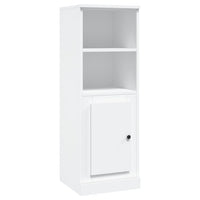 Credenza buffet cassettiera mobile contenitore organizer cucina soggiorno soggiorno alto 36 x 35,5 x 103,5 cm derivati ​​del legno bianco 02_0032437
