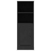 Credenza-Buffet-Armadio da cucina Nera 36x35,5x103,5 cm in Legno Multistrato 521778