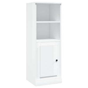 Credenza Bianco Lucido 36x35,5x103,5 cm in Legno Multistrato 816322