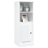 Credenza Bianco Lucido 36x35,5x103,5 cm in Legno Multistrato 816322