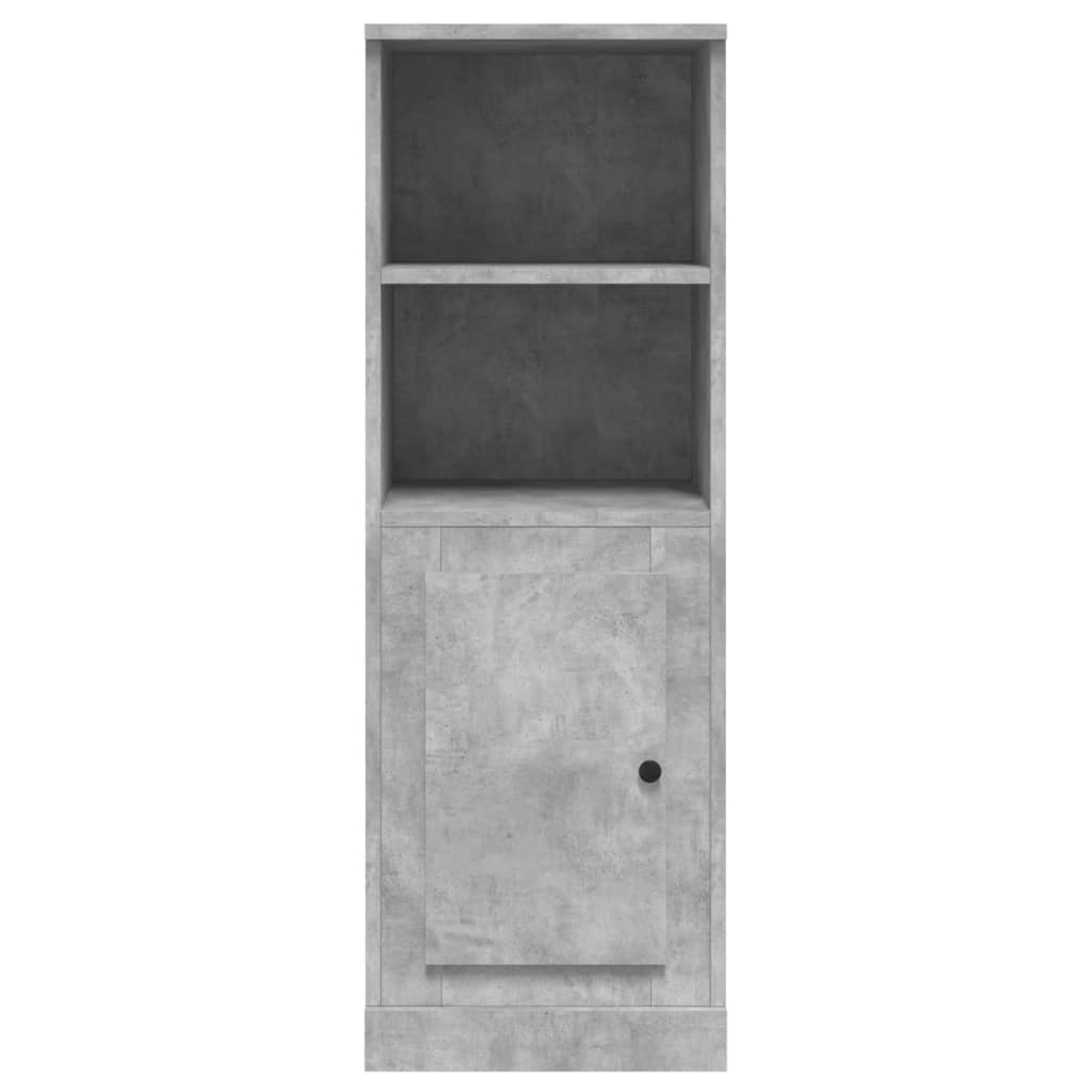 Credenza Grigio Cemento 36x35,5x103,5 cm in Legno Multistrato 816324