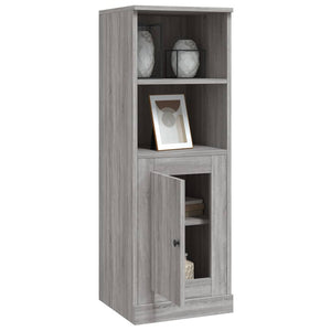 Credenza-Buffet-Armadio da cucina Grigio Sonoma 36x35,5x103,5 cm in Legno Multistrato 654178