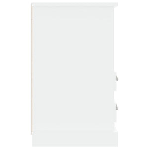 Comodino-Tavolino da notte Bianco 43x36x60 cm