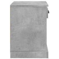Comodini 2 pz Grigio Cemento 43x36x50 cm 816353