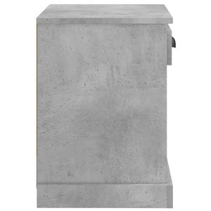 Comodini 2 pz Grigio Cemento 43x36x50 cm 816353