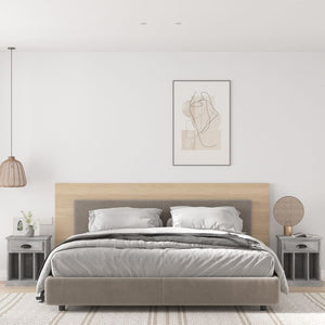 Comodini 2 pz Grigio Cemento 43x36x50 cmcod mxl 127255