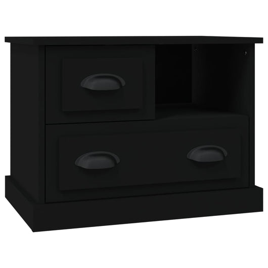 Comodino Nero 60x39x45 cmcod mxl 105883