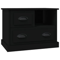 Comodino Nero 60x39x45 cm 816361