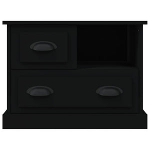 Comodino Nero 60x39x45 cm 816361