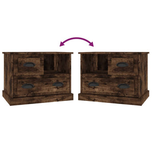 Comodino Rovere Fumo 60x39x45 cm