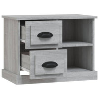 Comodino Grigio Sonoma 60x35,5x45 cm 816374