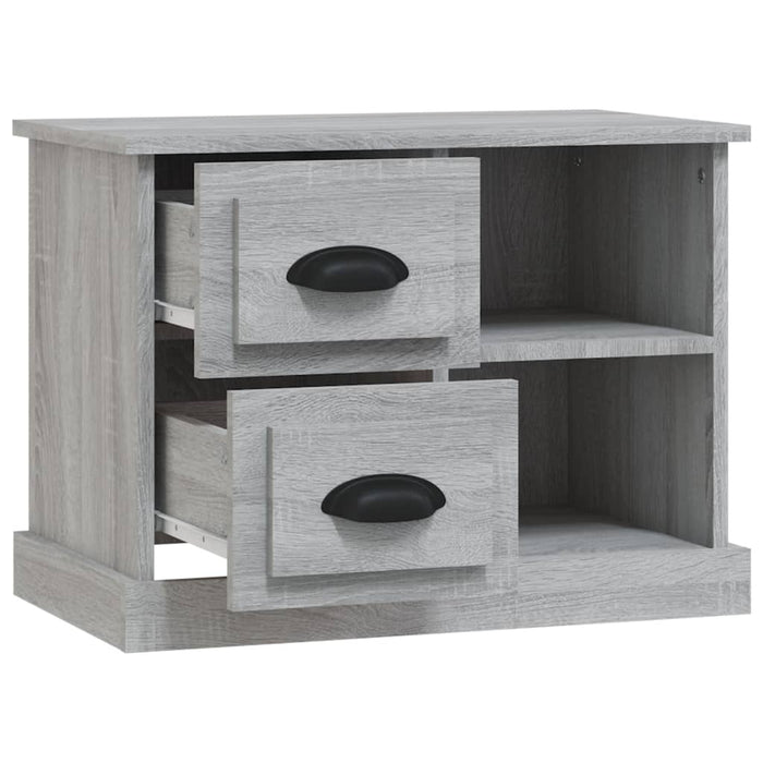 Comodino Grigio Sonoma 60x35,5x45 cm 816374