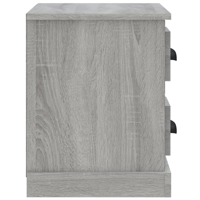 Comodino Grigio Sonoma 60x35,5x45 cm 816374