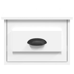 Comodini a Parete 2 pz Bianchi 41,5x36x28 cm 816377