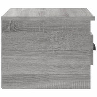 Comodino a Parete Grigio Sonoma 41,5x36x28 cm 816388