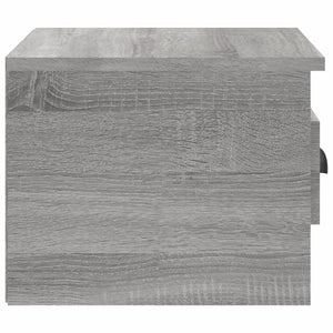Comodino a Parete Grigio Sonoma 41,5x36x28 cm 816388