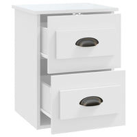 Comodino a Parete Bianco 41,5x36x53 cm 816392