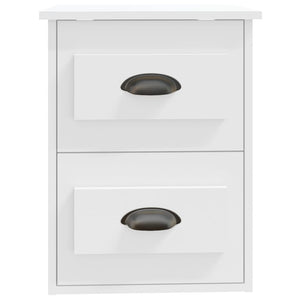 Comodino a Parete Bianco 41,5x36x53 cm 816392