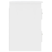 Comodini a Parete 2 pz Bianchi 41,5x36x53 cm 816393